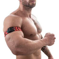 Sparta's Harness Brassard Katerpillar Noir-Rouge